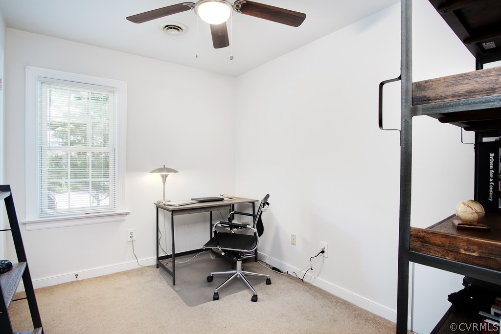 13805 Sterlings Bridge Road Midlothian, VA 23112 - Photo 20 of 24 a view of a workspace with furniture and a window