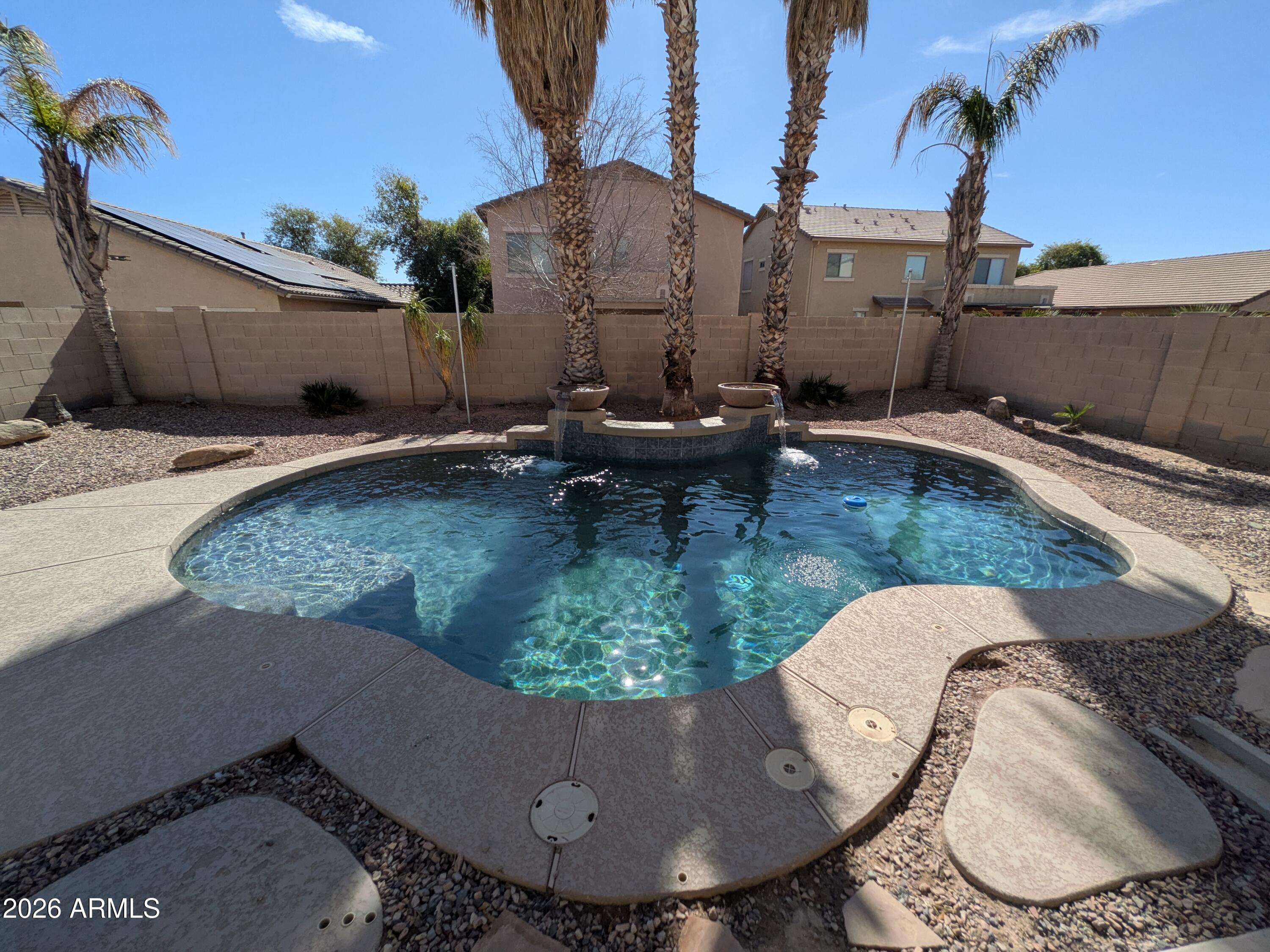191 West Rio Drive Casa Grande, AZ 85122 - Photo 5 of 23 Pool with Water Features