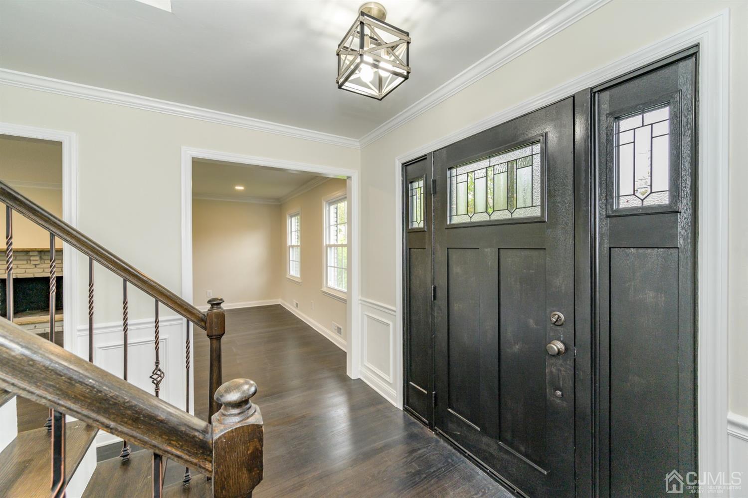 14 Shetland Road Florham Park, NJ 07932 - Photo 4 of 40 a view of an entryway with wooden floor