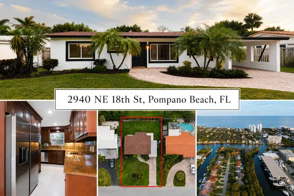 $730,000 | 2940 Northeast 18th Street, Pompano Beach, FL 33062