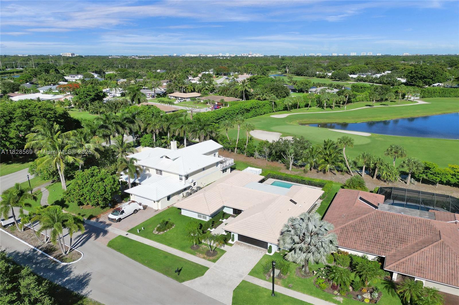 5854 Pinebrook Drive Boca Raton, FL 33433 - Photo 71 of 76 an aerial view of residential houses with outdoor space and street view