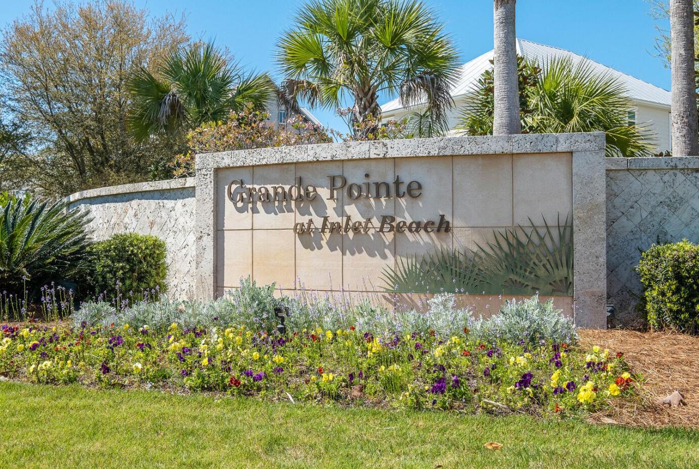 119 Grande Pointe Cir Inlet Beach Inlet Beach, FL 32461 - Photo 12 of 17 a view of a sign in front of house