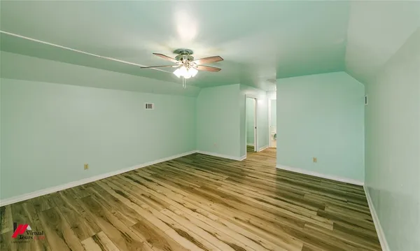 wooden floor in an empty room