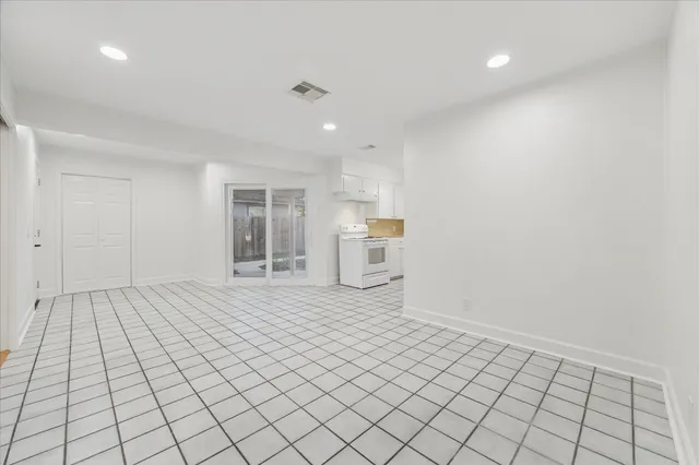 a room view with a bed and a window