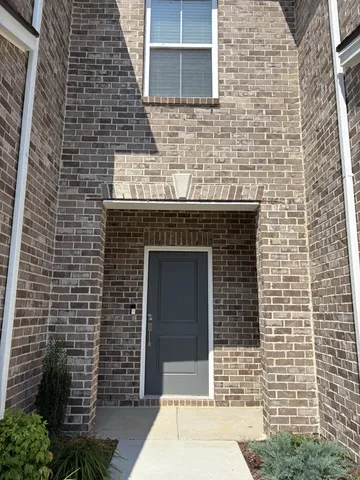 a building with a door