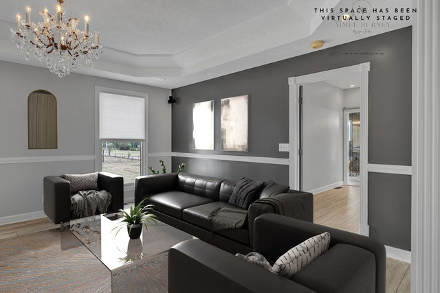 2103 Liebengood Road Goodlettsville, TN 37072 - Photo 18 of 97 a living room with furniture and a chandelier