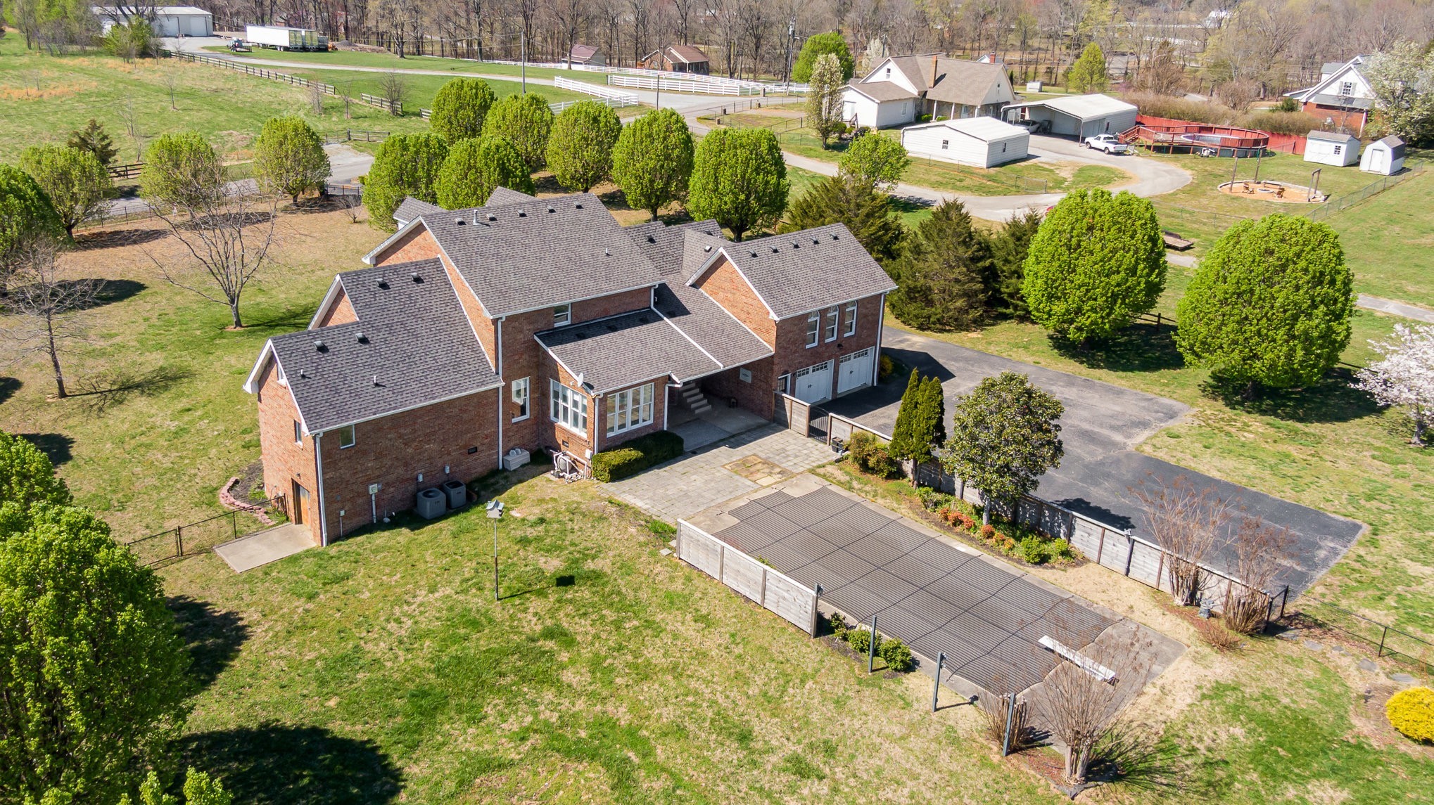 2103 Liebengood Road Goodlettsville, TN 37072 - Photo 94 of 97 an aerial view of a house with a garden