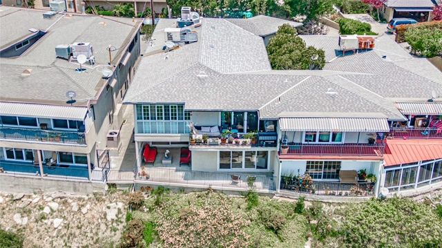 a aerial view of multiple house