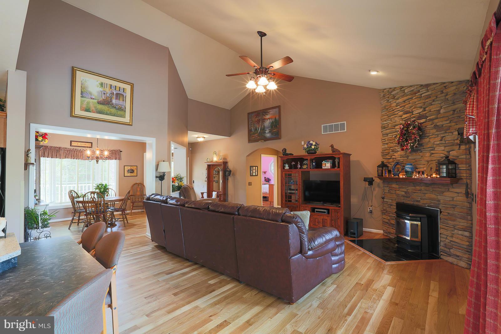 5020 Forge Road Perry Hall, MD 21128 - Photo 11 of 30 a living room with furniture and a fireplace