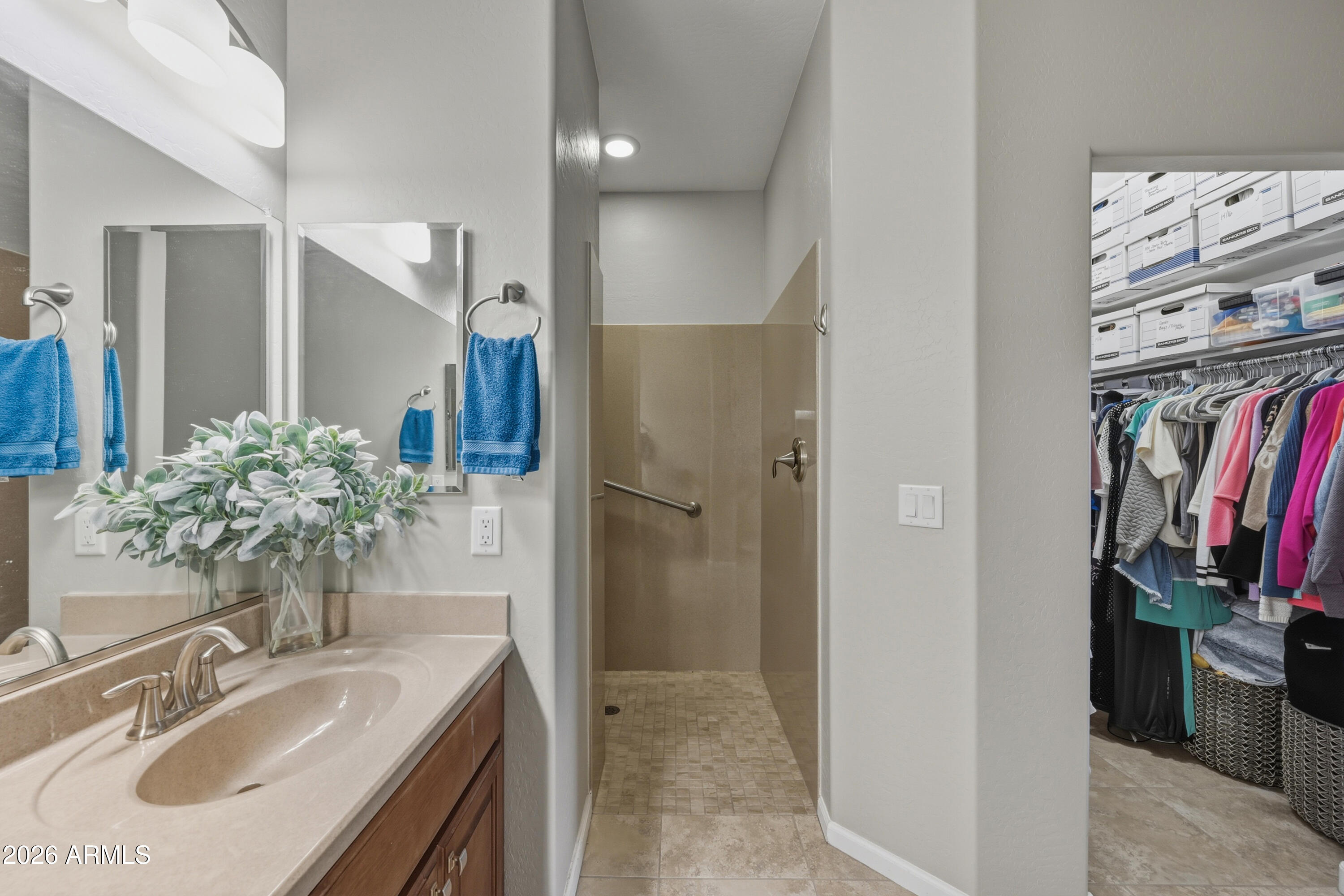 3117 South Signal Butte Road, Unit 514 Mesa, AZ 85212 - Photo 13 of 35 SC514 PRIMARY BATHROOM AND SHOWER