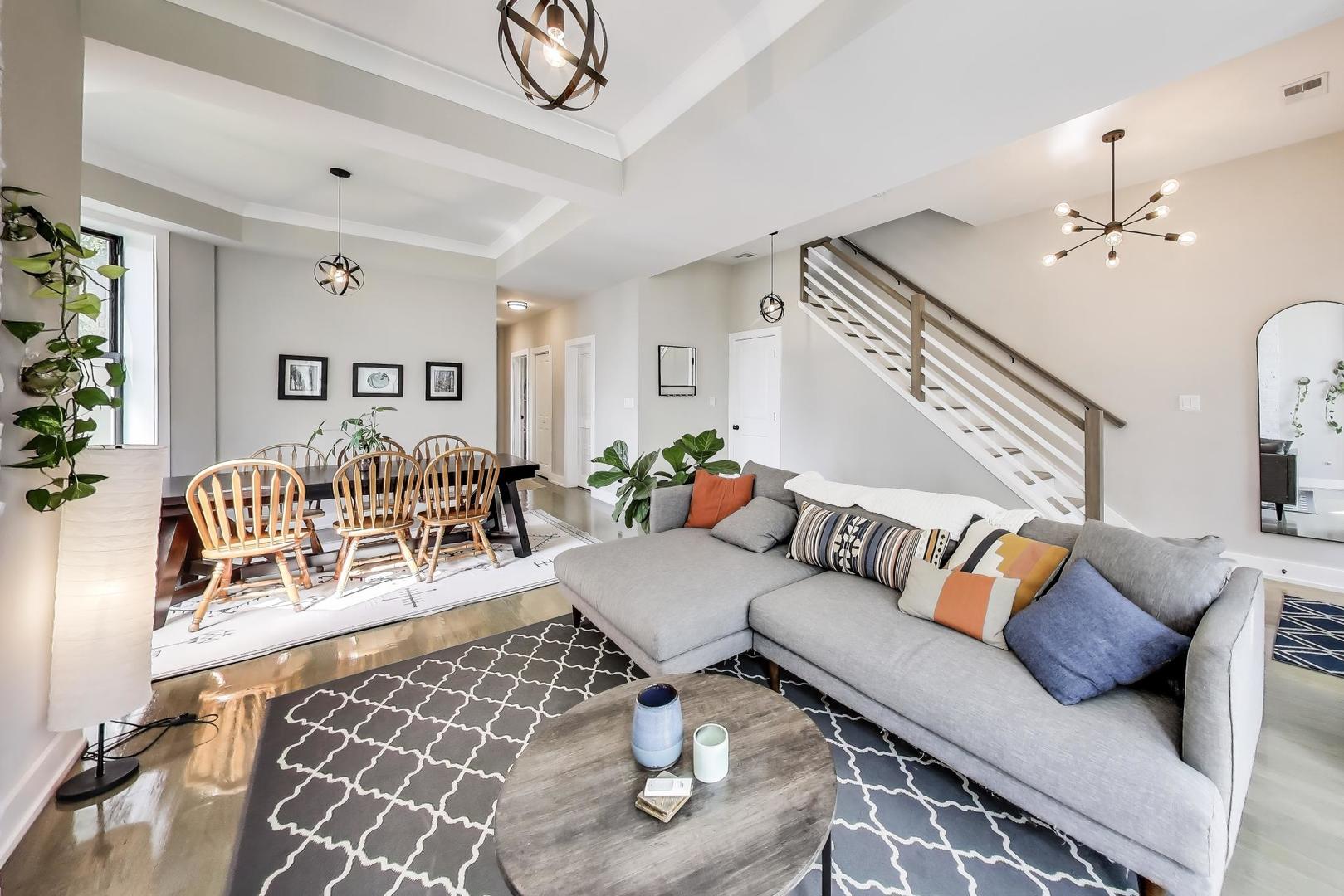 2742 West Polk Street Chicago, IL 60612 - Photo 2 of 50 a living room with furniture and wooden floor