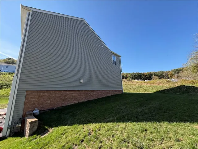 a backyard of a house