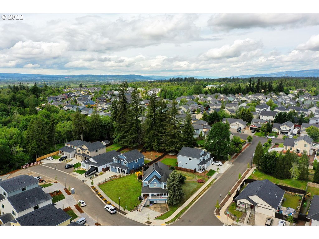 1908 North 4th Way Ridgefield, WA 98642 - Photo 3 of 32 an aerial view of a residential houses with outdoor space and trees