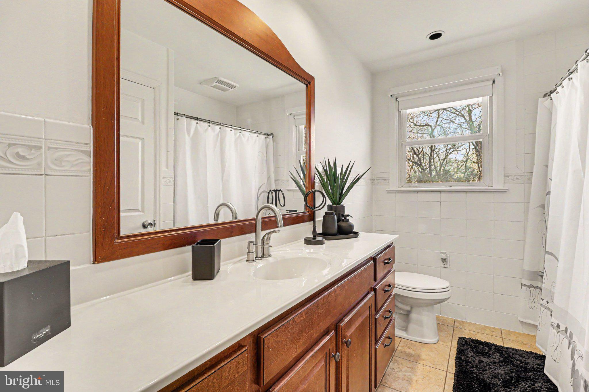 913 Stehman Road Millersville, PA 17551 - Photo 9 of 38 a bathroom with a sink a toilet and a large mirror