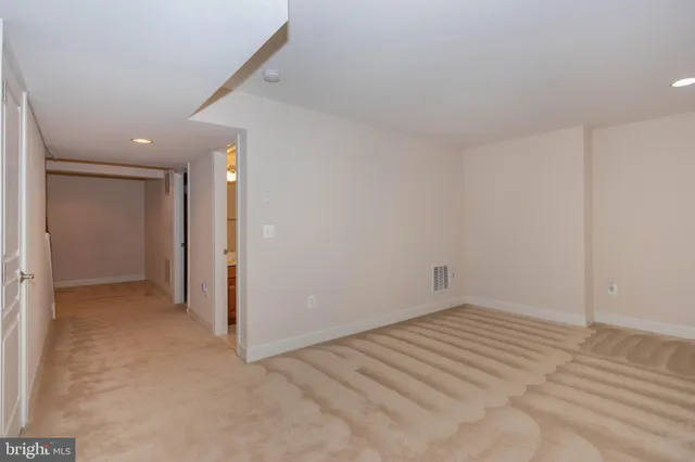 a view of storage and utility room