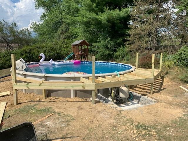 941 Harvard Road Monroeville, PA 15146 - Photo 20 of 20 Before deck was finished.