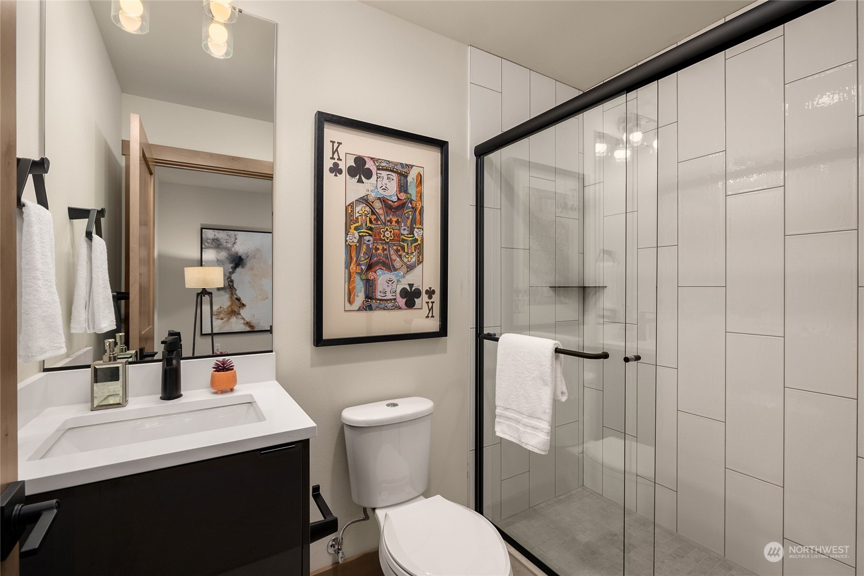 331 Old Grv Trail Ronald, WA 98940 - Photo 22 of 40 a bathroom with a sink toilet and shower