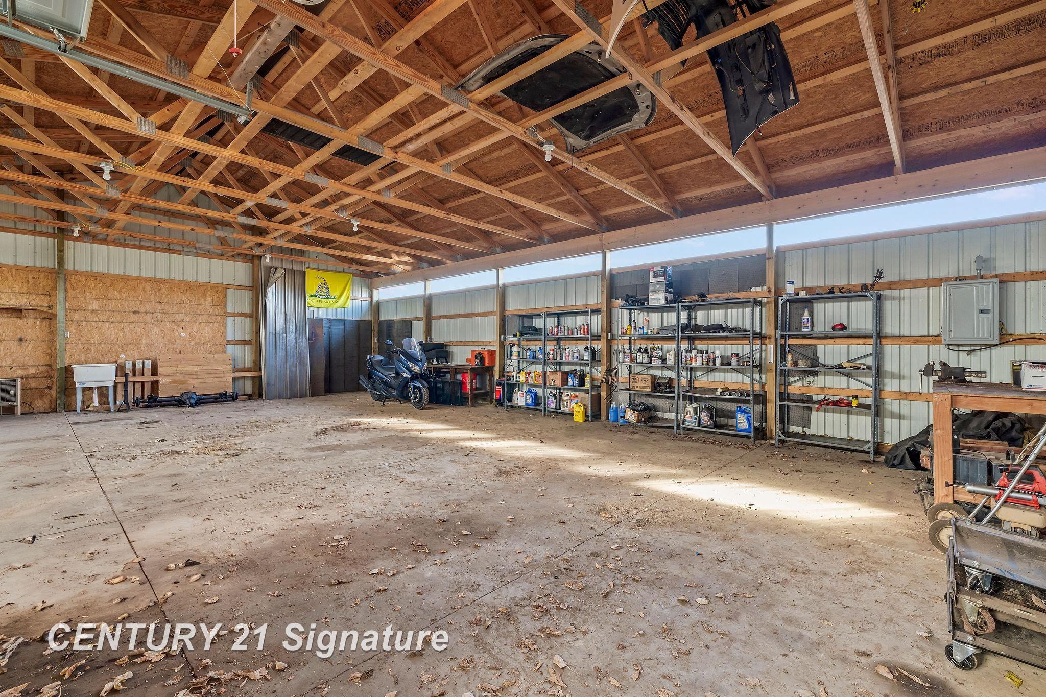 2378 South Garfield Road Auburn, MI 48611 - Photo 3 of 25 HUGE pole barn!