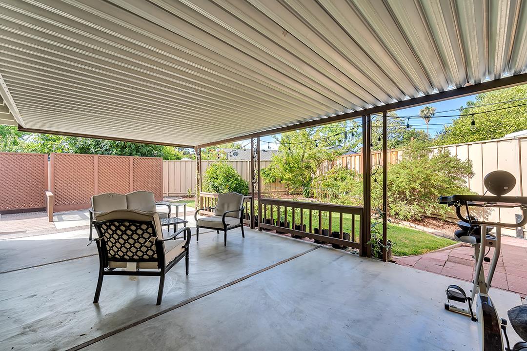 1197 Broadleaf Lane San Jose, CA 95128 - Photo 23 of 29 an outdoor sitting area with couch and outdoor seating