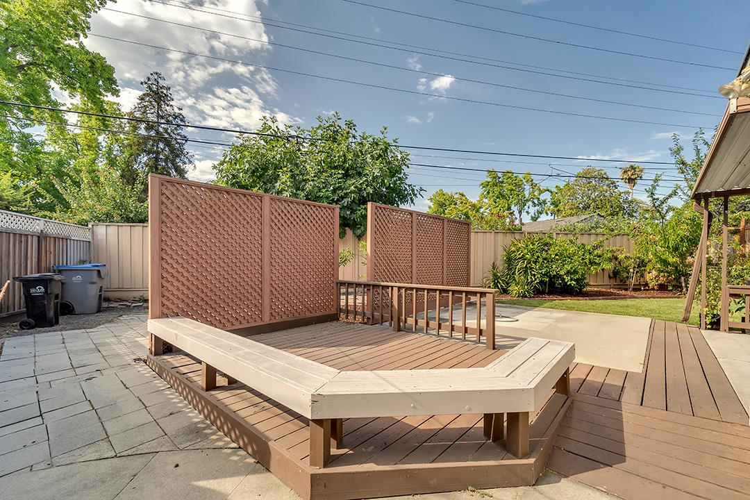 1197 Broadleaf Lane San Jose, CA 95128 - Photo 29 of 29 a view of a patio with a table chairs and backyard
