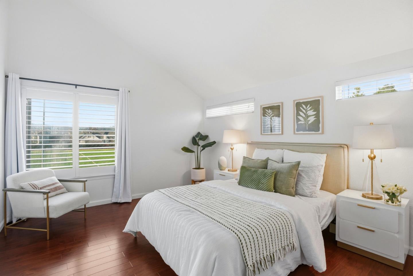 23 Dory Lane Foster City, CA 94404 - Photo 13 of 28 a bedroom with a bed and wooden floor