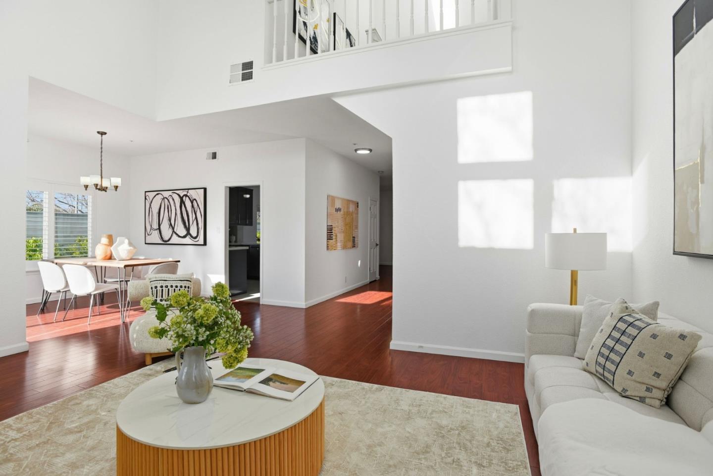 23 Dory Lane Foster City, CA 94404 - Photo 4 of 28 a living room with furniture potted plant and a window