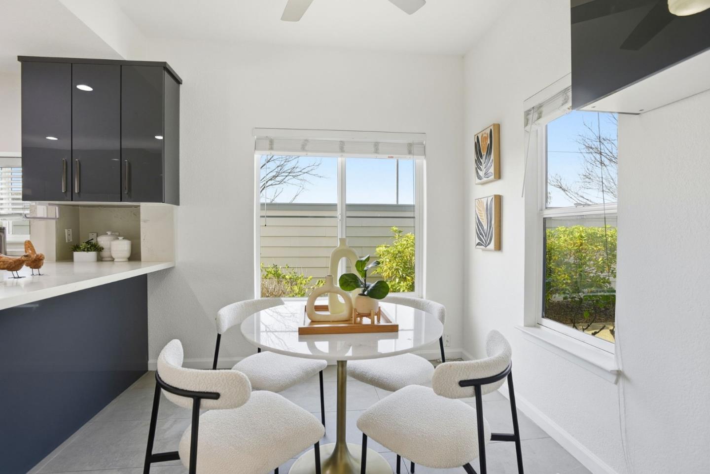 23 Dory Lane Foster City, CA 94404 - Photo 8 of 28 a view of a dining room with furniture window and outside view