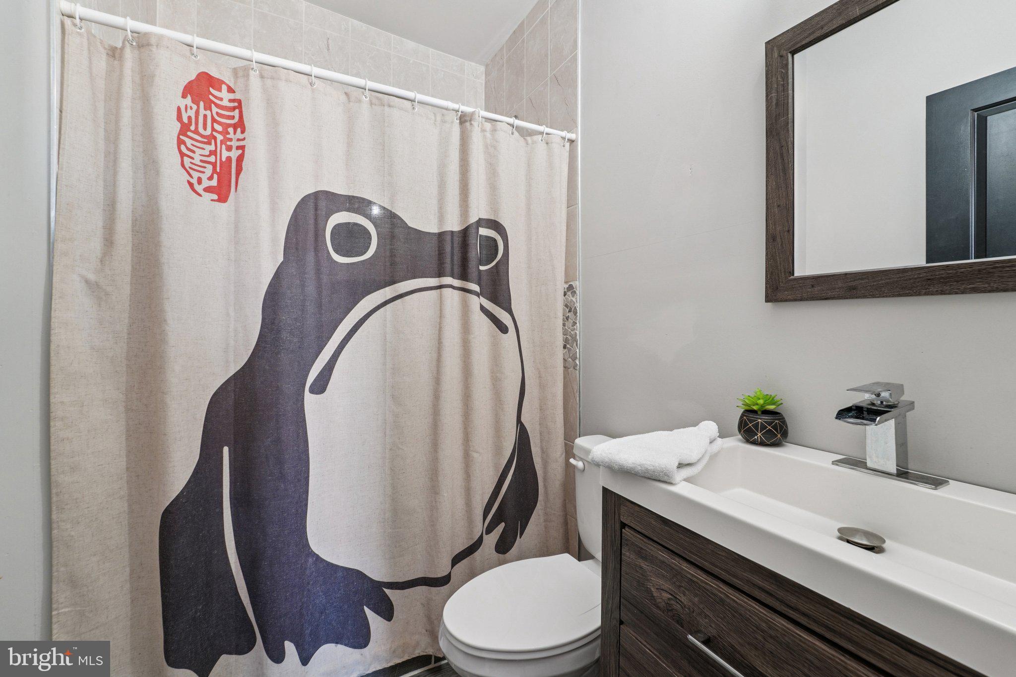 147 North Streeper Street Baltimore, MD 21224 - Photo 22 of 34 a bathroom with a toilet sink and mirror