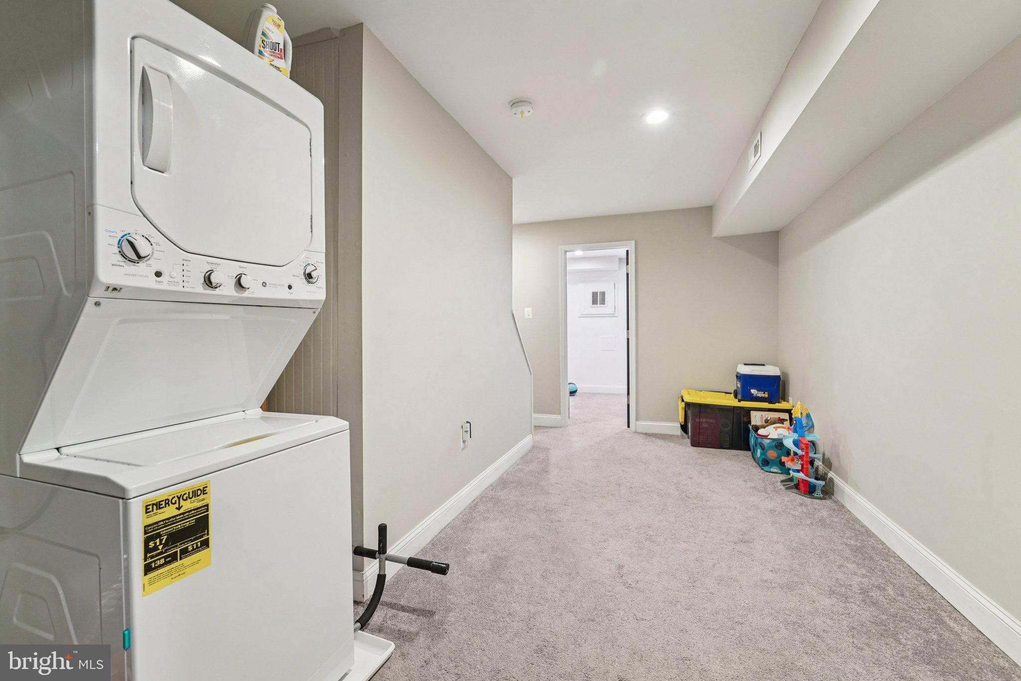 147 North Streeper Street Baltimore, MD 21224 - Photo 24 of 34 a view of storage and utility room with washer and dryer