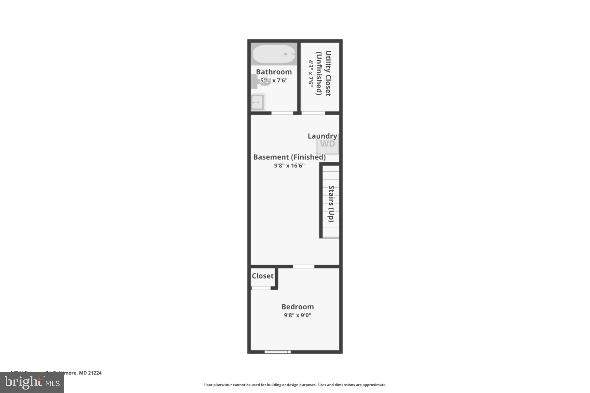 147 North Streeper Street Baltimore, MD 21224 - Photo 31 of 34 a picture of a floor plan