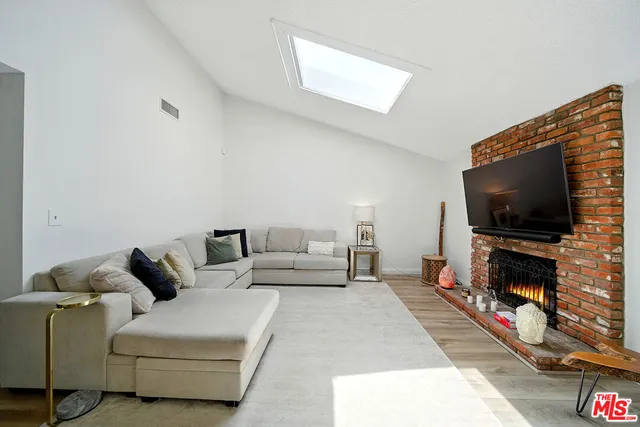 a view of a dining room and livingroom view