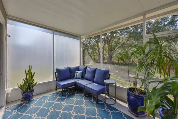 a outdoor living with furniture