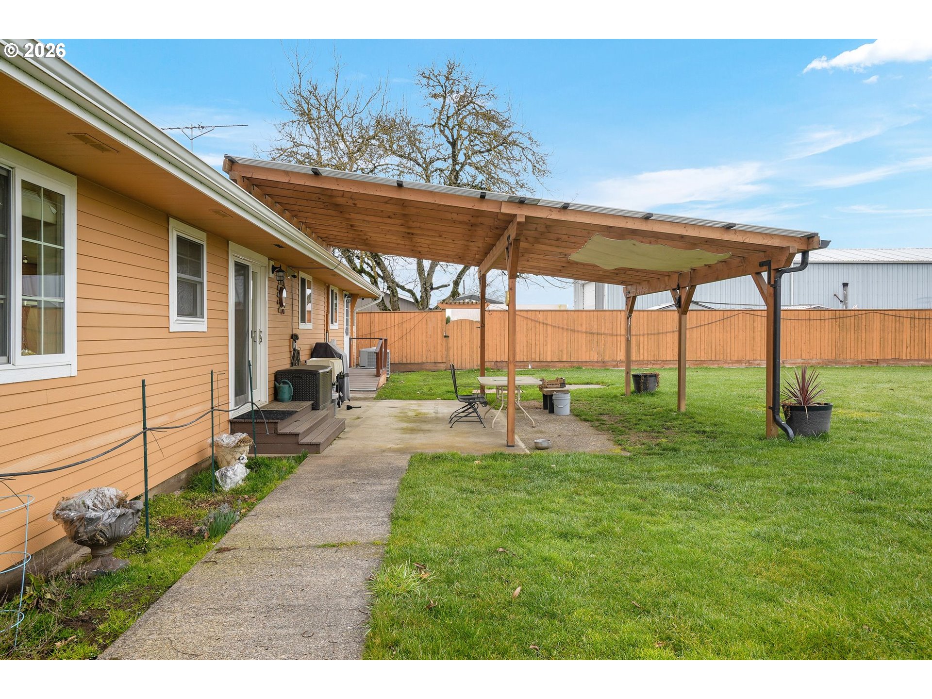 30596 Horseshoe Drive Southwest Albany, OR 97321 - Photo 29 of 43 a view of a backyard with a garden and plants
