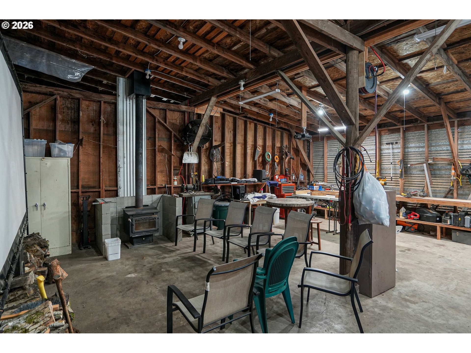 30596 Horseshoe Drive Southwest Albany, OR 97321 - Photo 40 of 43 a view of a dinning table and chairs in patio