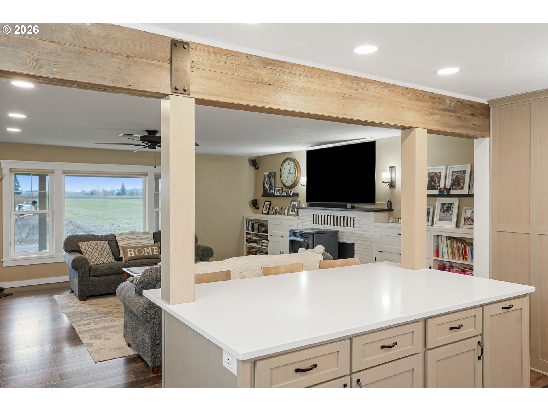 30596 Horseshoe Drive Southwest Albany, OR 97321 - Photo 8 of 43 a living room with furniture and a flat screen tv