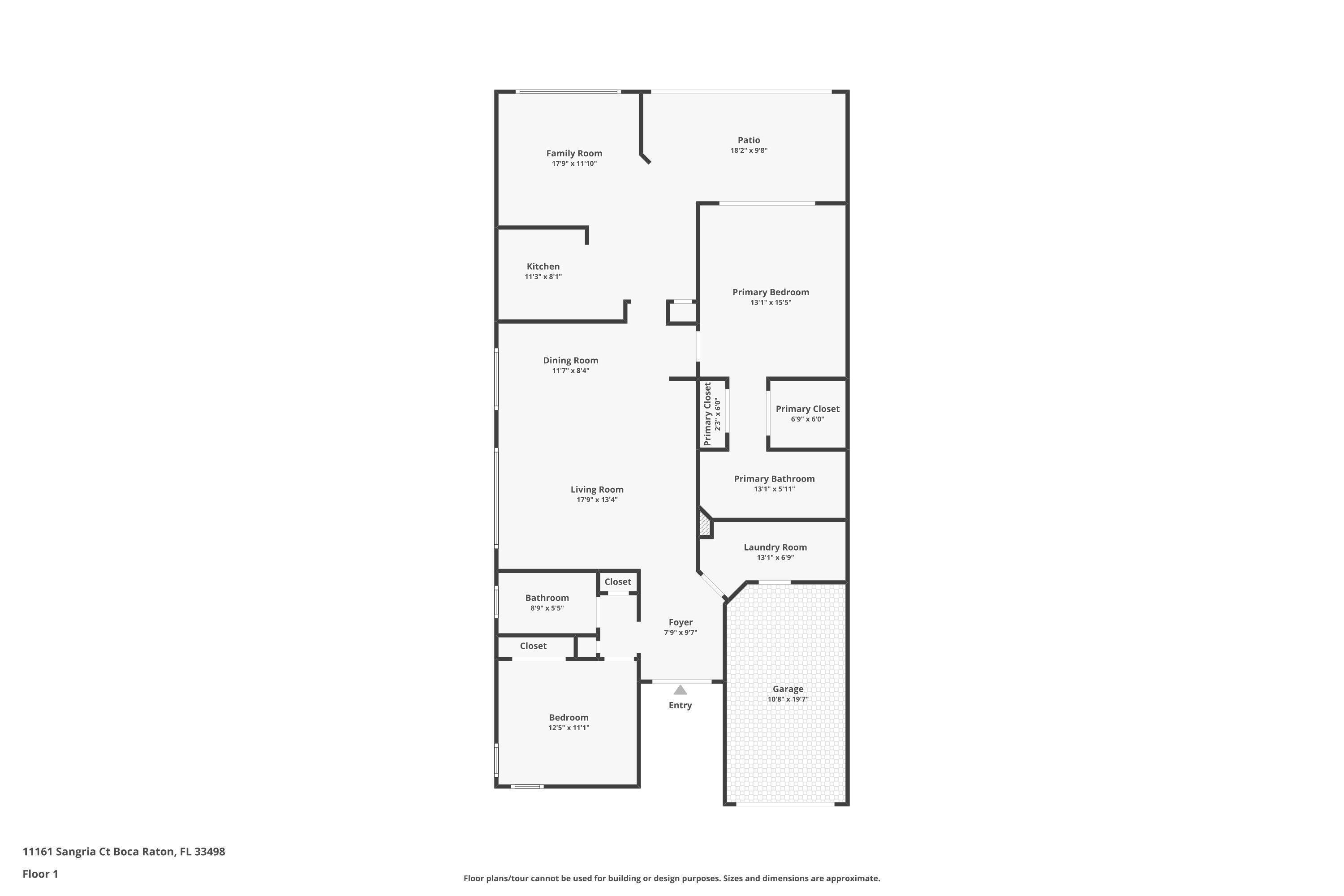 11161 Sangria Court Boca Raton, FL 33498 - Photo 26 of 26 Floor Plan