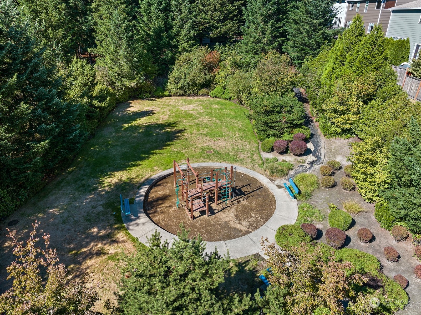 22920 36th Avenue Southeast Bothell, WA 98021 - Photo 29 of 30 a view of a garden with a fountain
