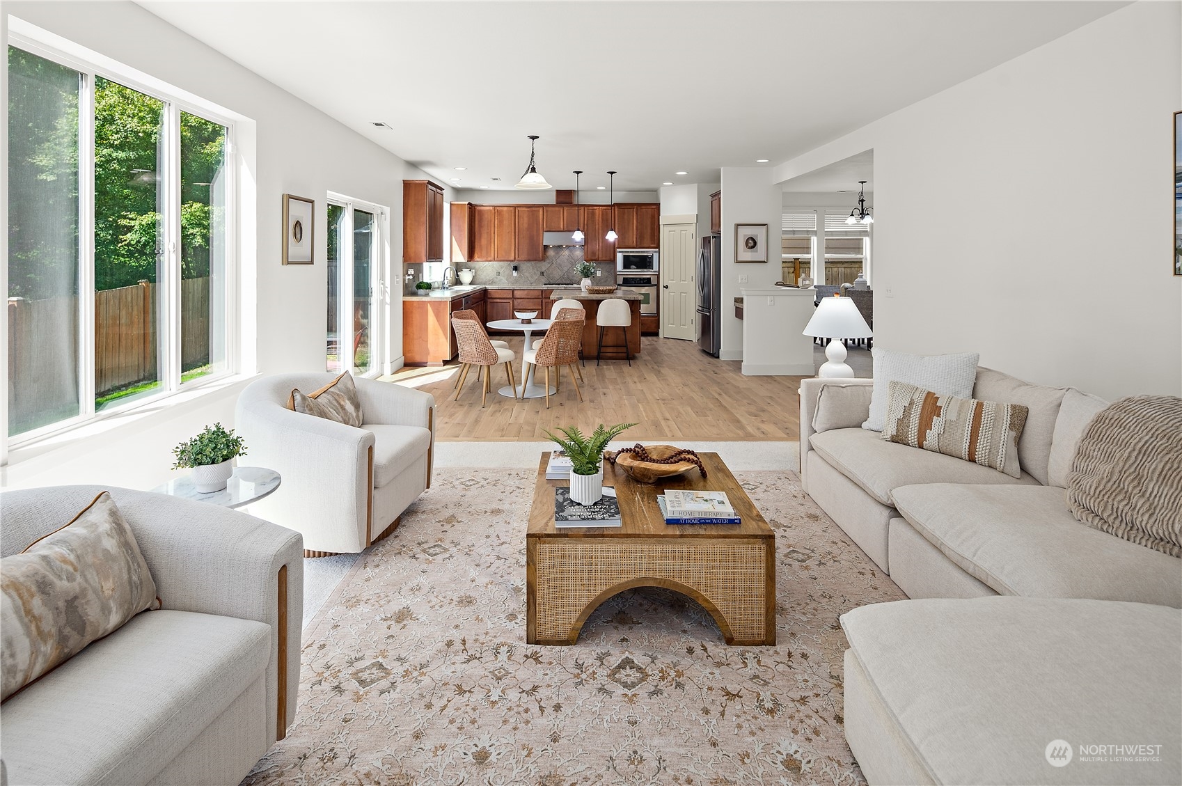 22920 36th Avenue Southeast Bothell, WA 98021 - Photo 9 of 30 a living room with furniture and a large window