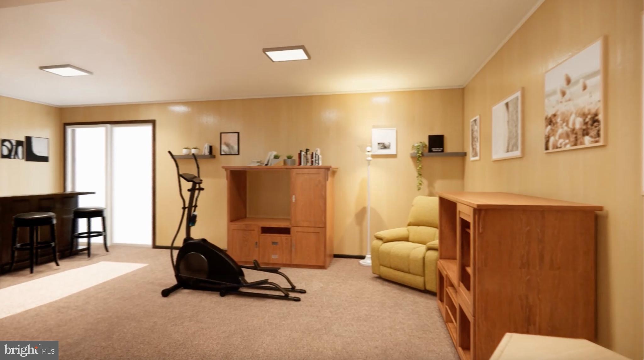 7300 Roselynn Lane Clinton, MD 20735 - Photo 15 of 28 a living room with furniture and a flat screen tv