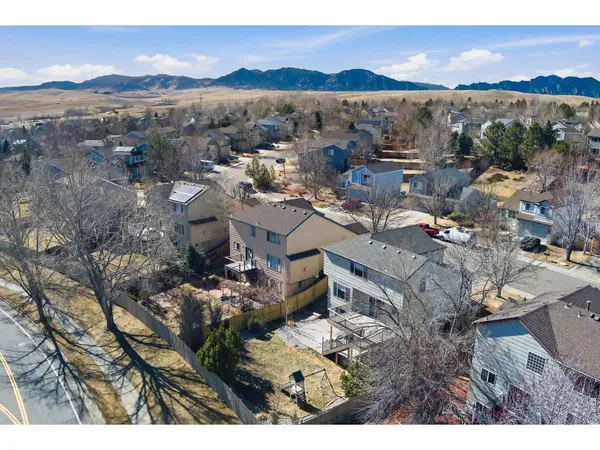 a view of city and mountain