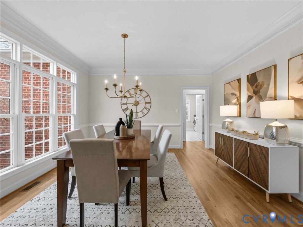 14335 Lander Road Midlothian, VA 23113 - Photo 12 of 70 a view of a dining room with furniture window and outside view