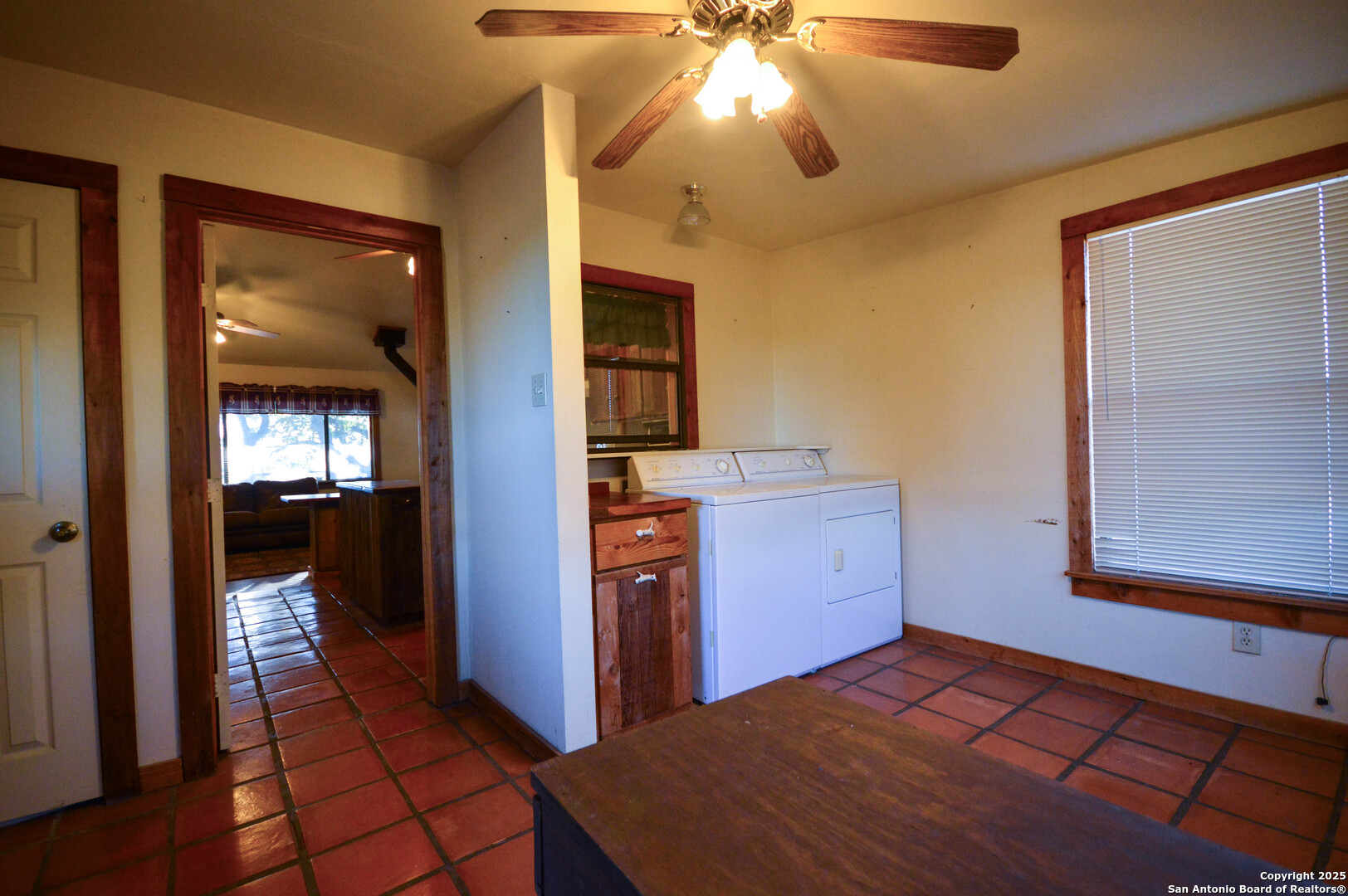 3527 Stapp Ranch Road Harper, TX 78631 - Photo 13 of 49 a view of a hallway and a livingroom with furniture