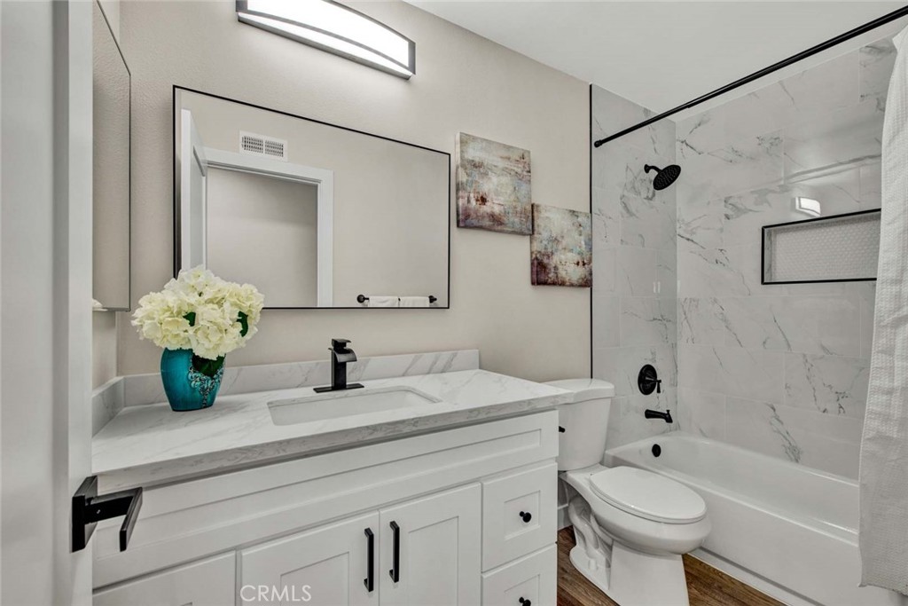 1798 Moorpark Drive Brea, CA 92821 - Photo 38 of 71 a bathroom with a sink a toilet and shower