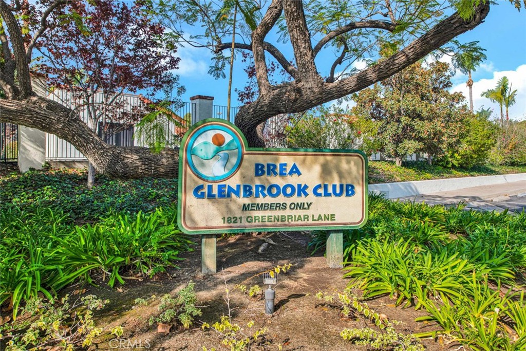 1798 Moorpark Drive Brea, CA 92821 - Photo 59 of 71 a view of outdoor space with sign board and garden