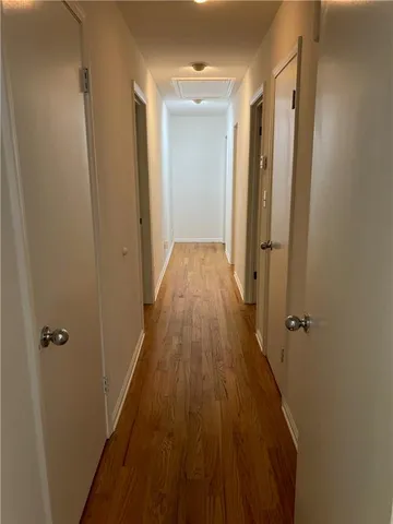wooden floor in a gallery