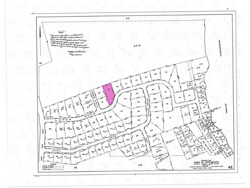 0 Lepes Road Portsmouth, RI 02871 - Photo 7 of 8 Plat Map.