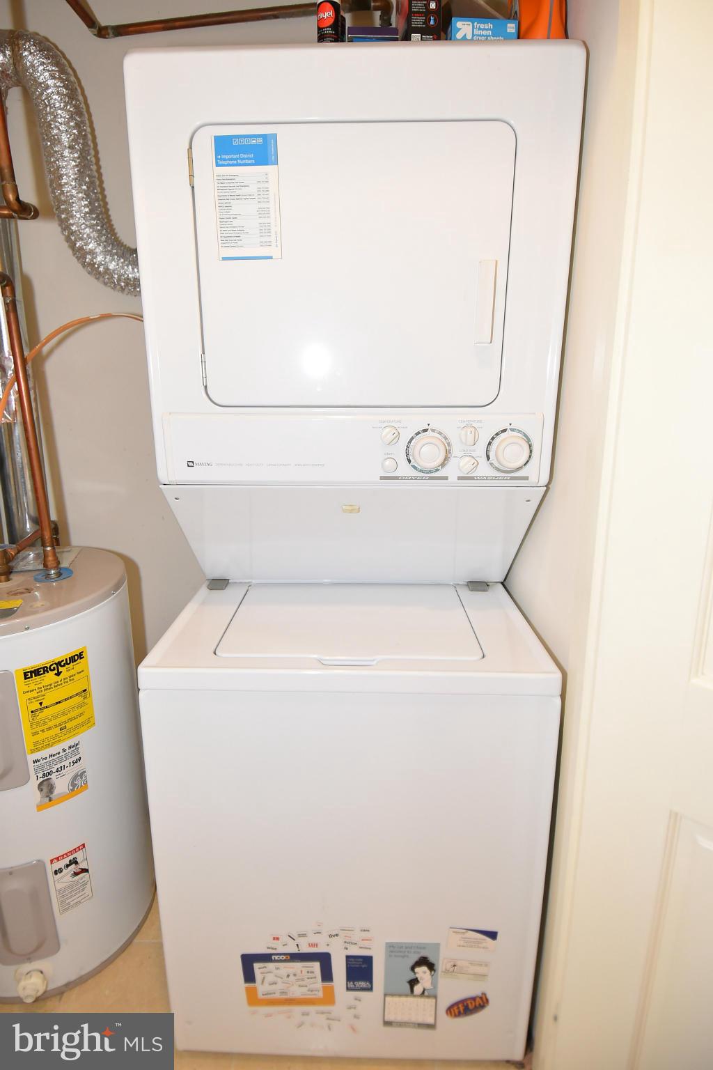 4010 Kansas Avenue Northwest, Unit 1 Washington, DC 20011 - Photo 17 of 28 a utility room with dryer and washer