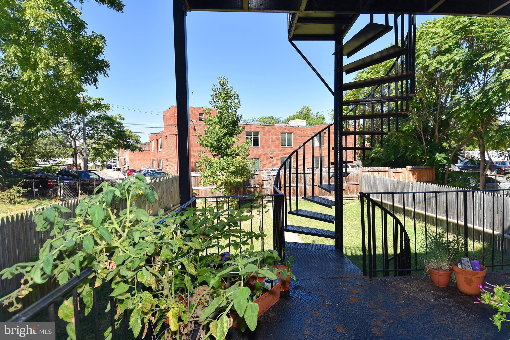 4010 Kansas Avenue Northwest, Unit 1 Washington, DC 20011 - Photo 18 of 28 a view of stairs and flowers