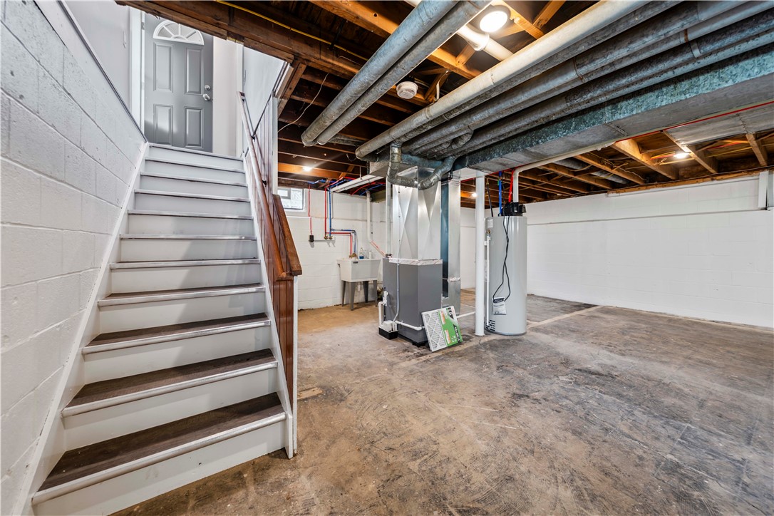 358 Glide Street Rochester, NY 14611 - Photo 22 of 30 Staircase to basement