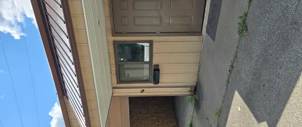 a view of front door